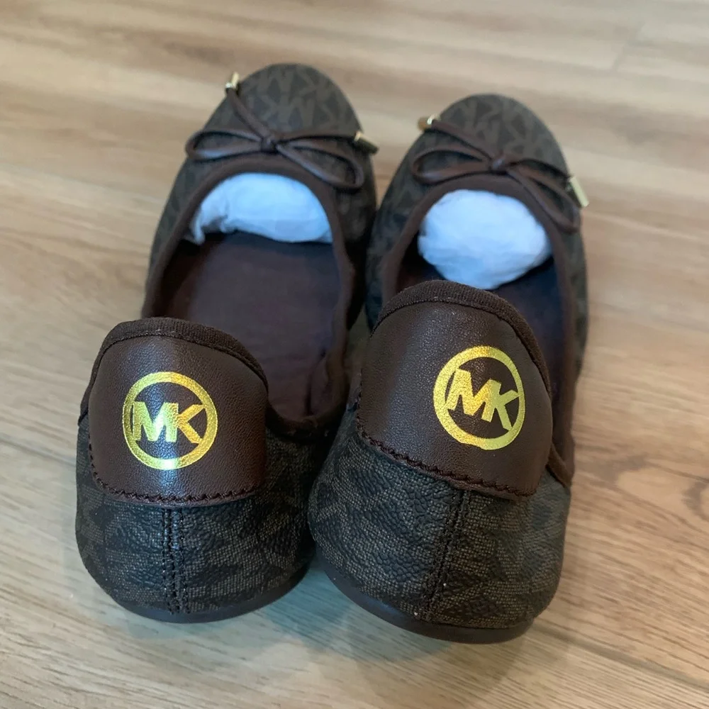 Michael Kors Brown Ballet Flats - Picture 5 of 6